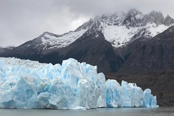 Terminus of glacier — Stock Photo, Image