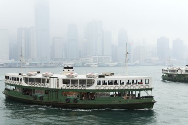 Star Feribot kowloon pier hong Kong, Çin için geldi..
