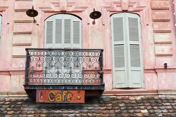 Fasaden på café — Stockfoto