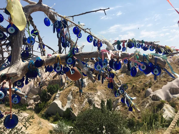 Cappadoce Est Non Seulement Des Montgolfières Mais Aussi Beaux Paysages — Photo