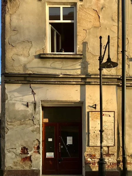 Old Residential Building Grodska Street Przemyl Poland Houses Urban Color — Stock Photo, Image