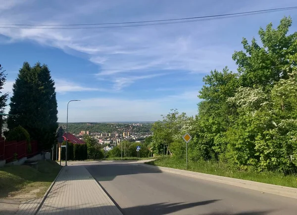 Vista Przemyl Desde Montículo Tatar Durante Muchos Siglos Tal Vez —  Fotos de Stock