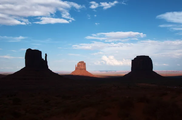 Monument Valley arenito — Fotografia de Stock