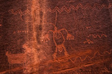 Hint taş anıt Vadisi ABD boyama. doku