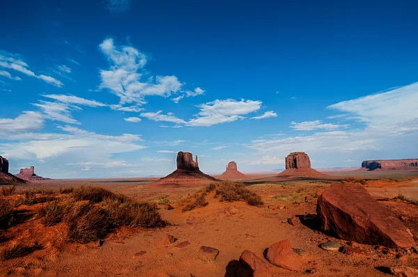 National park monument valley auth and arizona USA — Stock Photo, Image