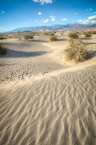 Death Valley natural sand dunes — Stock Photo, Image
