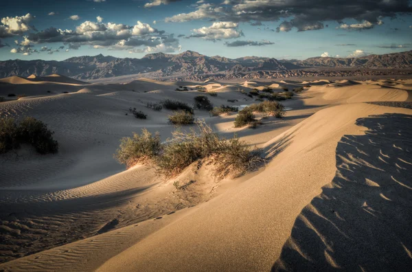 Dunes de sable dans la vallée de la mort — Photo