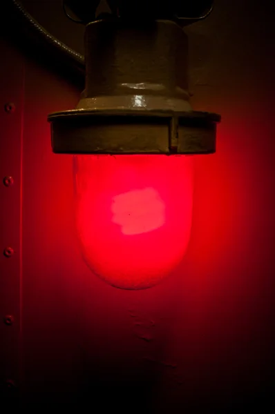 Rote Lampe — Stockfoto