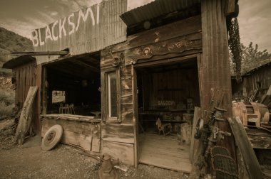 Jerome arizona hayalet kasaba salon