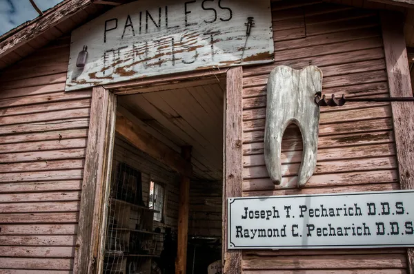 Rumah Dokter Gigi di Jerome Arizona Ghost Town — Stok Foto