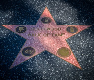 Hollywood şöhret yıldızı yürümek