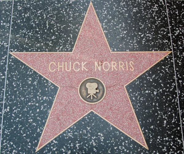 Chuck star di hollywood norris — Foto Stock