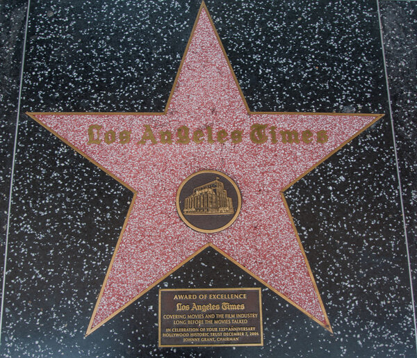 Los Angeles times Hollywood Star