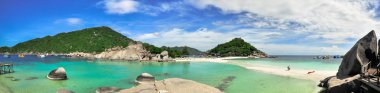 Koh tao panorama - Cennet Adası Tayland.