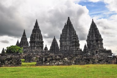 Buddist borobudur Tapınağı prombanan kompleksi yogjakarta Java içinde