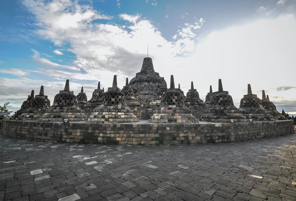 Miras buddist Tapınağı borobudur yogjakarta Java kompleksi — Stok fotoğraf