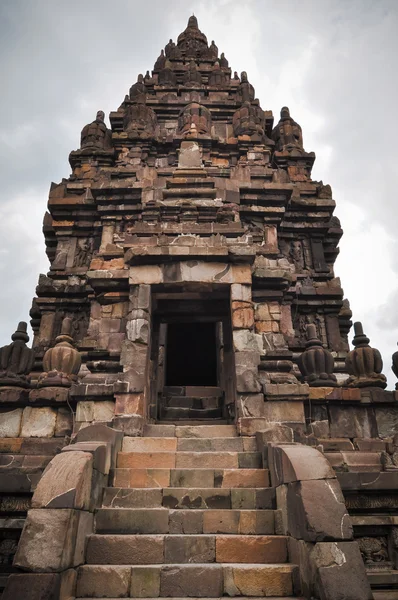 Templo complexo Prombanan em Yogjakarta em Java — Fotografia de Stock