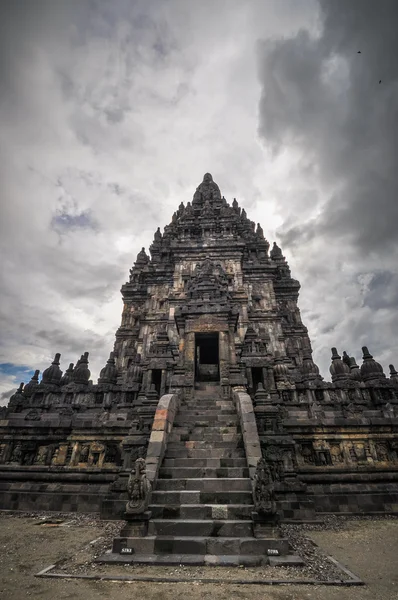 Tempel prombanan complex in yogjakarta in java — Stockfoto