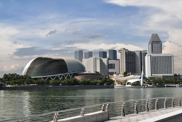 Singapore città skyline distretto finacial — Foto Stock