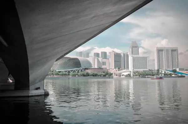 Ville de Singapour skyline finacial district — Photo