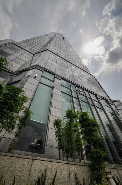 Singapore skyscraper city skyline finacial district — Stock Photo, Image