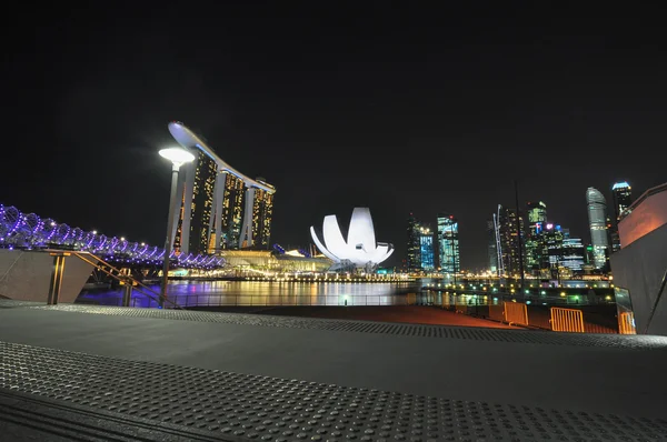 Singapore The Marina Bay Sands Resort Hotel — Stock Photo, Image