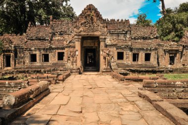 Antik Budist khmer tapınak kompleksi angkor wat, siem reap c