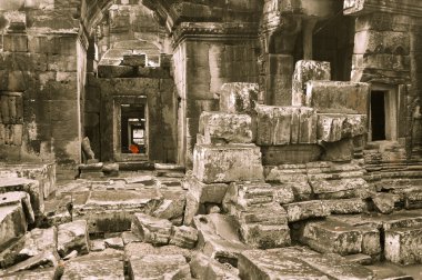 dev ağaç ta kapsayan balo ve angkor wat Tapınağı, siem reap, ca