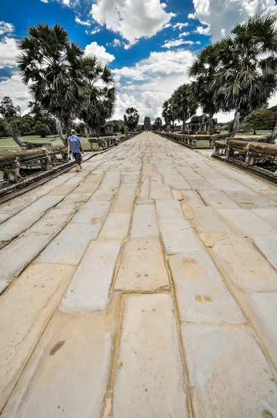 Bayon Temple et Angkor Wat Khmer complex au Cambodge à Siem Reap. — Photo