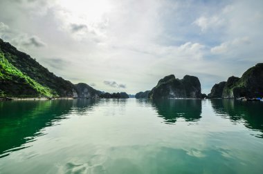 Picturesque sea landscape. Ha Long Bay, Vietnam clipart