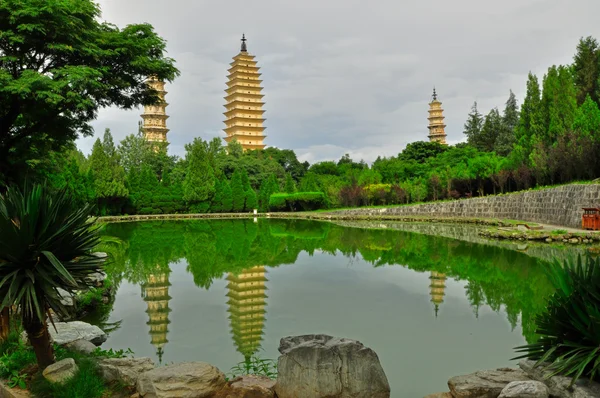 Wederopbouw van de song-dynastie stad in dali, provincie yunnan, china. — Stockfoto