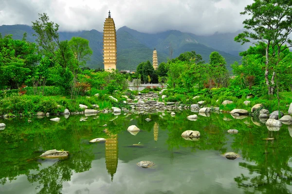 Wederopbouw van de song-dynastie stad in dali, provincie yunnan, china. — Stockfoto