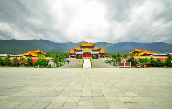 Reconstruir Song dinastia cidade em Dali, província de Yunnan, China . — Fotografia de Stock