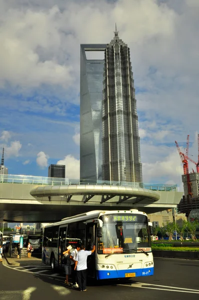 Shanghai Skyline Poudon Island — Stockfoto