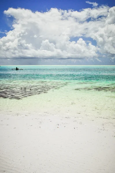 Praia de Zanzibar Tanzânia — Fotografia de Stock