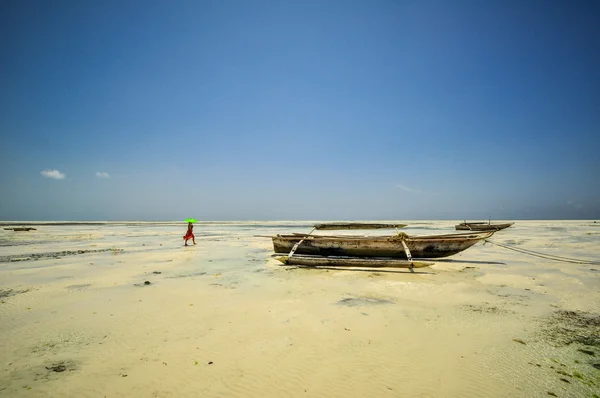 Zanzibar beach Tanzania — Stock Photo, Image