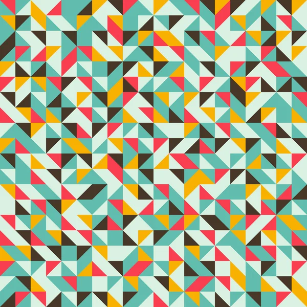 Seamless mönster med trianglar och rhombuses. — Stock vektor