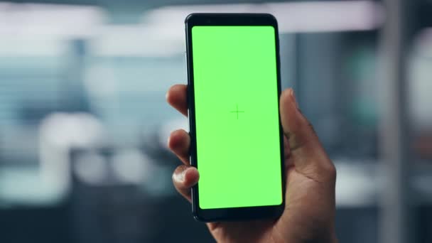 绿色荧幕智能手机 — 图库视频影像