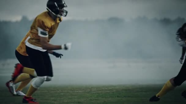 Professionals Play in American Football — Stock Video