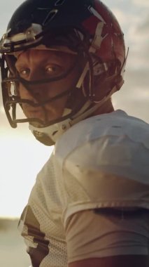 Dikey Ekran Amerikan Futbolcusu