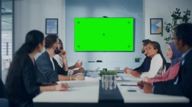 Ofis İş Toplantısı Yeşil Ekran