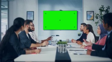 Ofis İş Toplantısı Yeşil Ekran