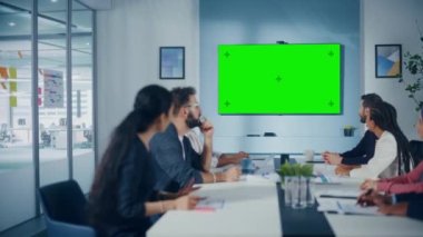 Ofis İş Toplantısı Yeşil Ekran