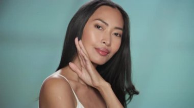 Yakın Çekim Asyalı Güzellik Modeli