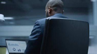 360 Degree Office Businessman Computer