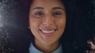 Close-up Portrait of a Gorgeous Young African American Woman