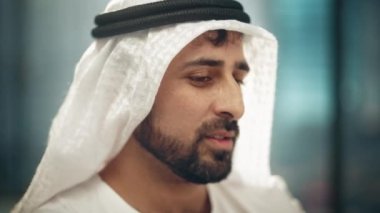 Saudi Emirati Arab Businessman Portrait