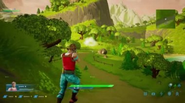Mockup 3D Shooter Multiplayer Video Game