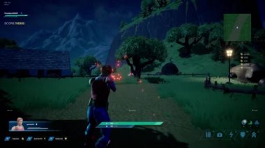 Mockup 3D Shooter Multiplayer Video Game