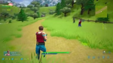 Mockup 3D Shooter Multiplayer Video Game